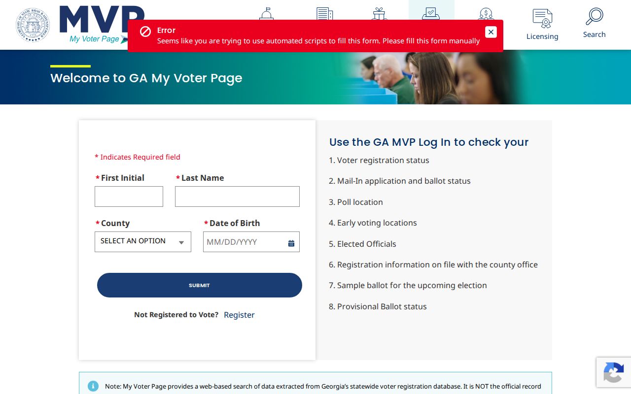 Hall County residents directory Georgia voter lookup